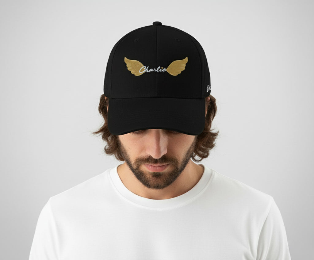Black cap filled logo