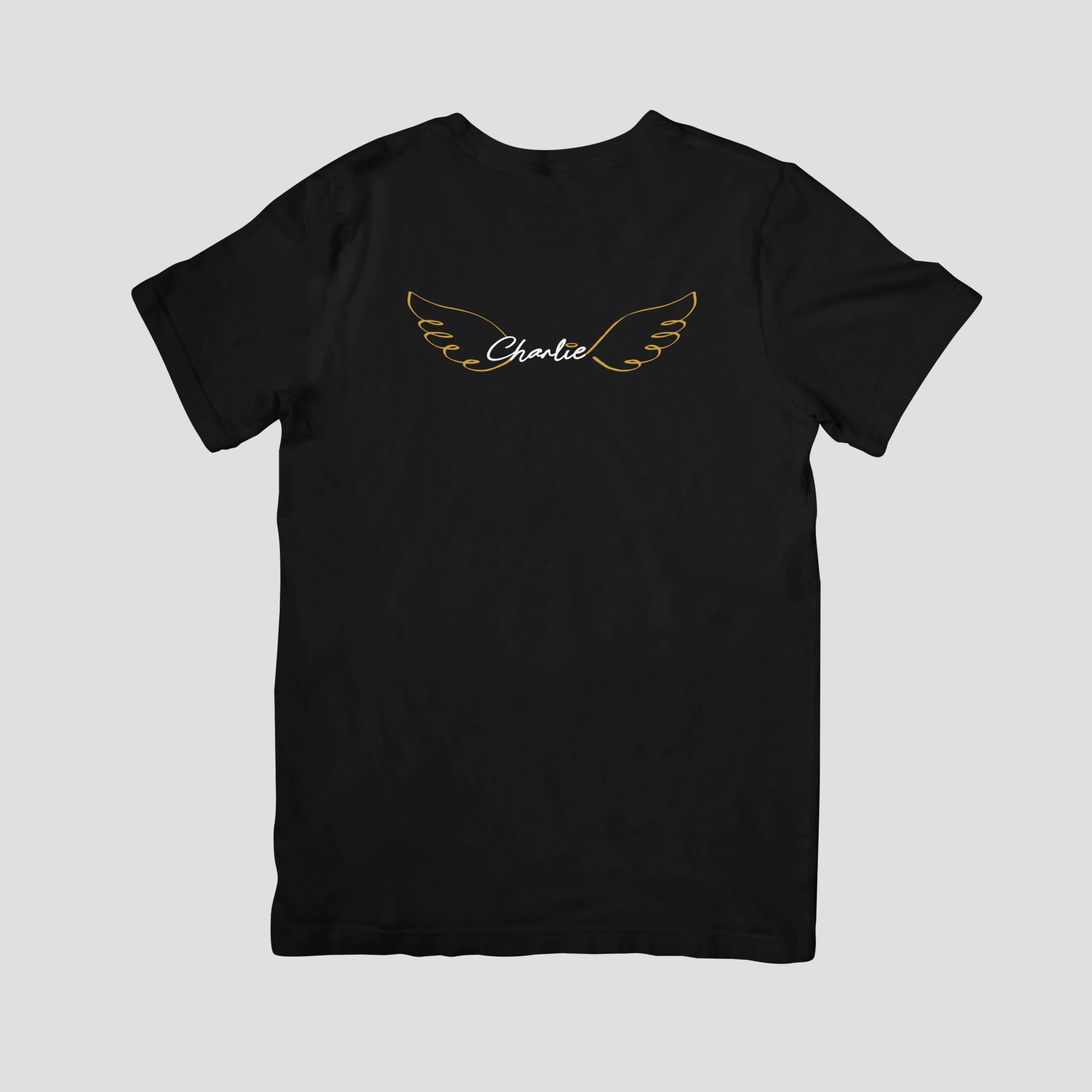 Black short sleeve t-shirt