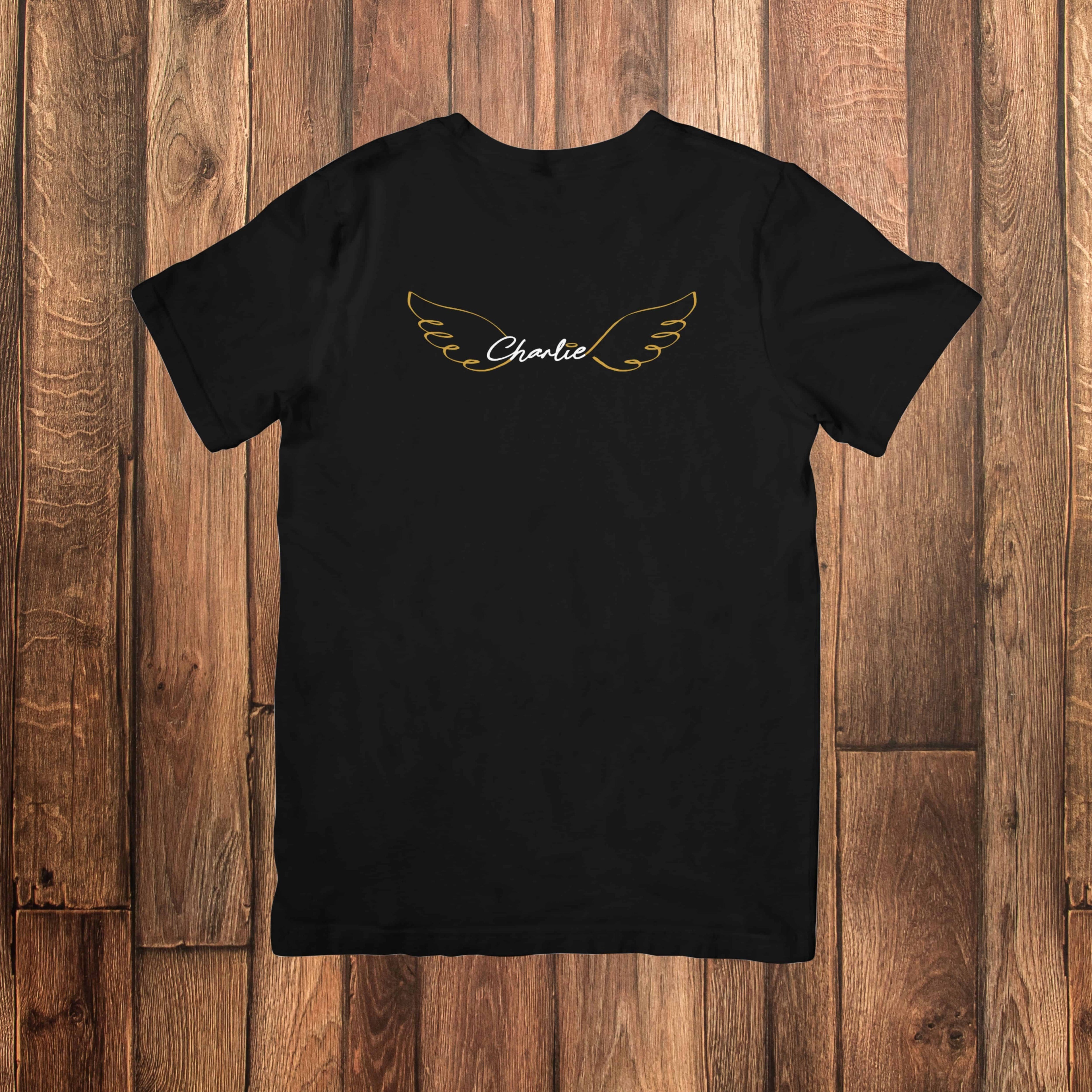 Black short sleeve t-shirt