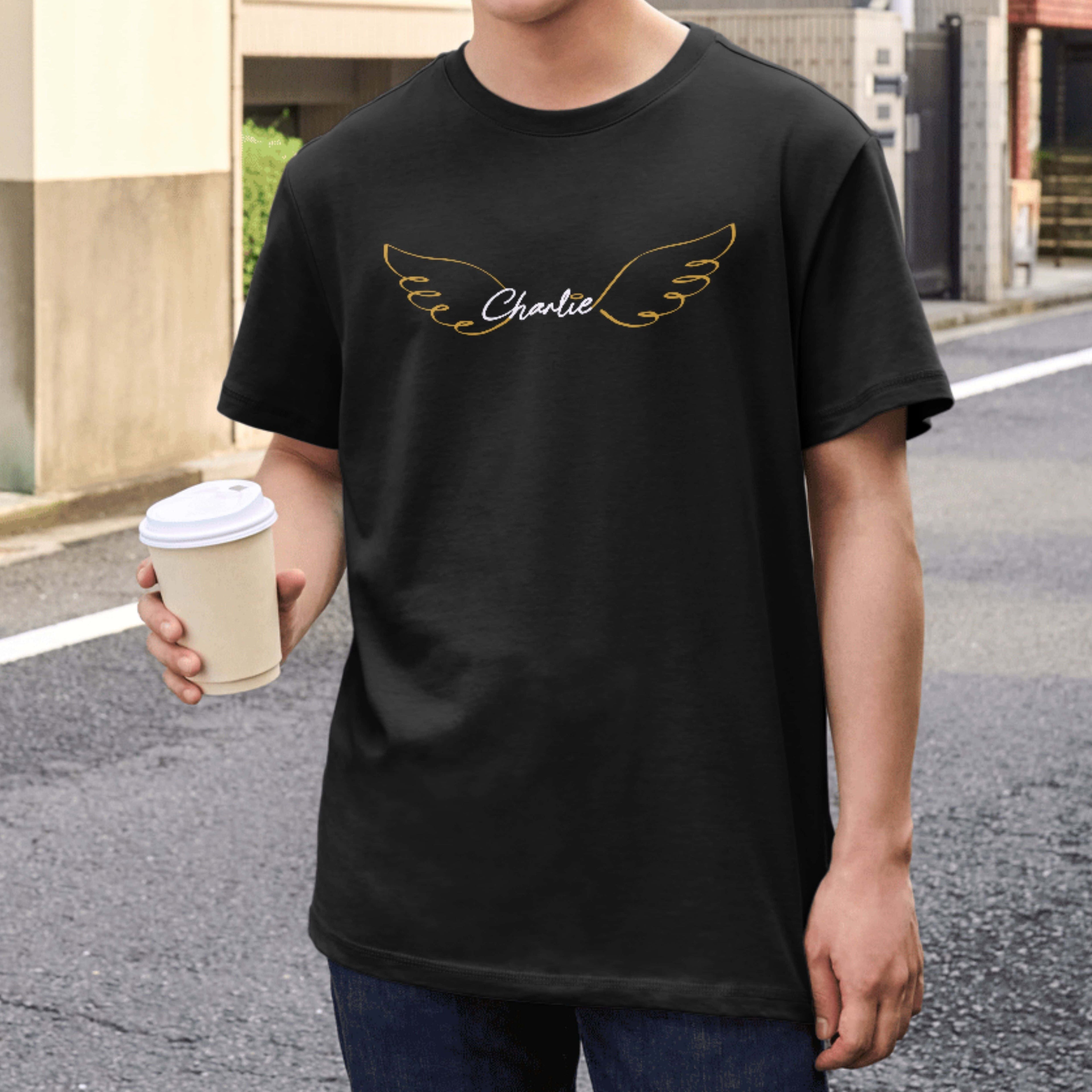 Black short sleeve t-shirt