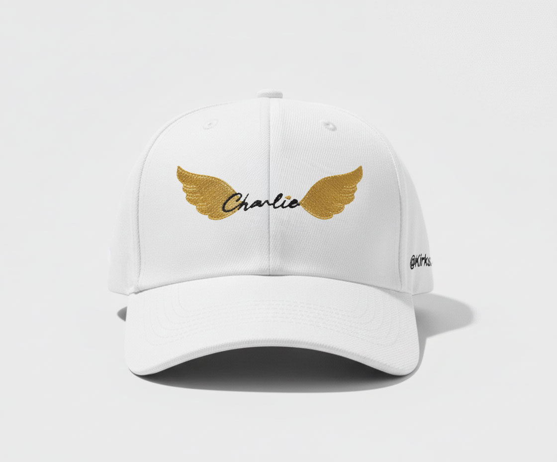 10pcs White cap filled logo